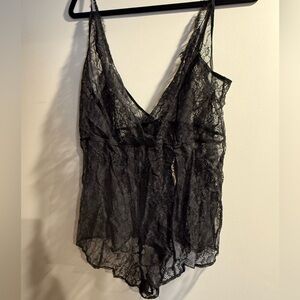 Victoria’s Secret Black Lace Bodysuit